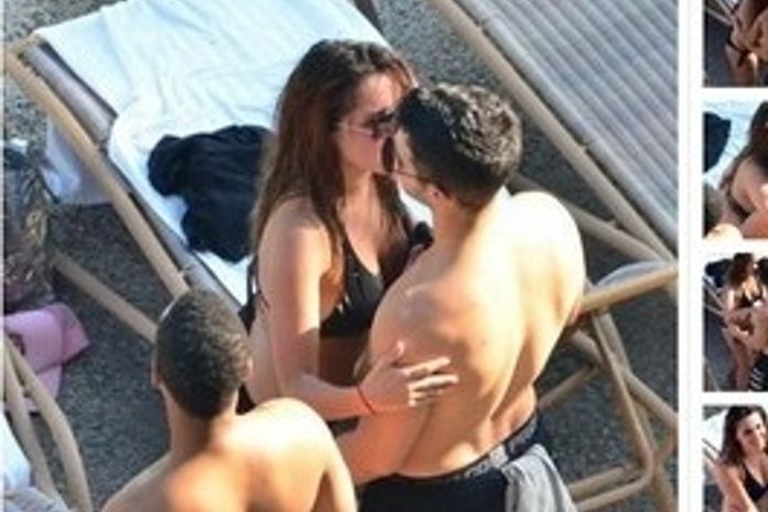 Site divulga foto de Joe Jonas em 'chega mais' com ex-RBD