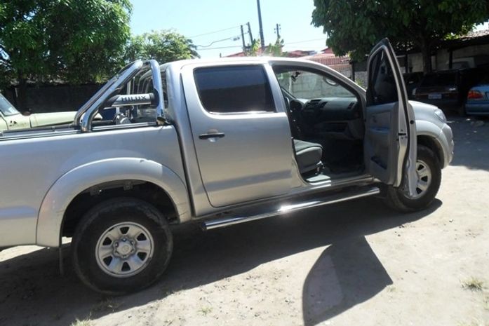 Hilux estava en estacionamento