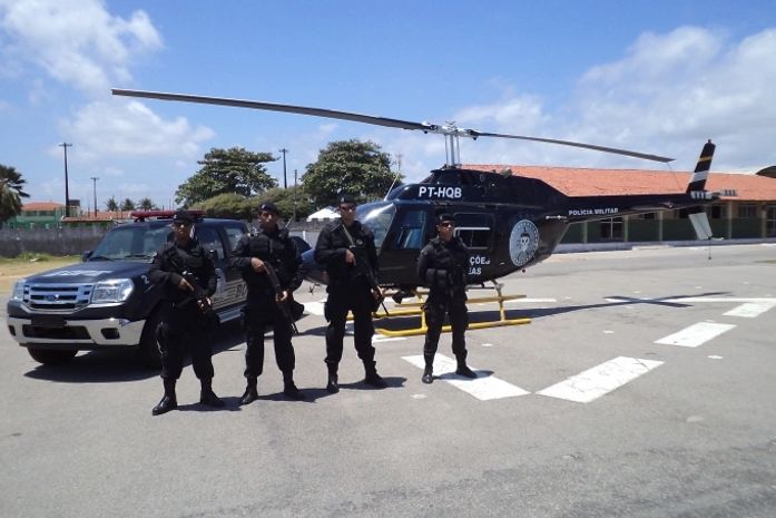 Helicoptero vai reforçar ações de segurança