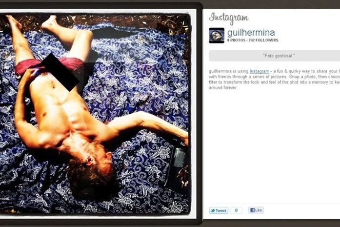 Guilhermina Guile publica foto de homem pelado no Twitter