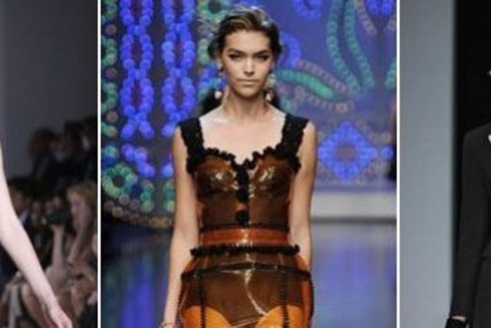 Plástico ganha espaço nas coleções para o verão 2012