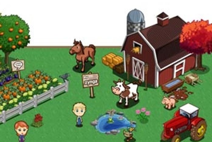 Zynga é responsável por jogos sociais,
como 'Farmville'