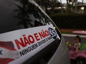 Tapa na cara e choro marcam campanhas sobre divisão do Pará