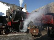 Réplica do Expresso de Hogwarts é parte das atrações do parque de Harry Potter 