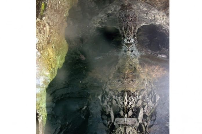 Foto revela 'caveira' em caverna perigosa no Reino Unido