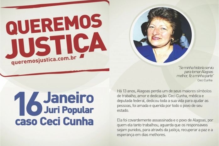 "Queremos justiça": PSDB mobiliza sociedade por justiça no caso Ceci Cunha‏