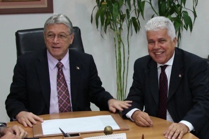 José Thomaz Nonô e o governador Teotonio Vilela Filho