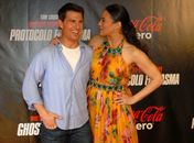 Tom Cruise e Paula Patton divulgam filme no Rio de Janeiro. 