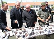Armas apreendidas em operações são entregues ao Exército
