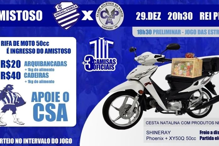 Direção do CSA confirma ações para o dia do amistoso contra o Porto