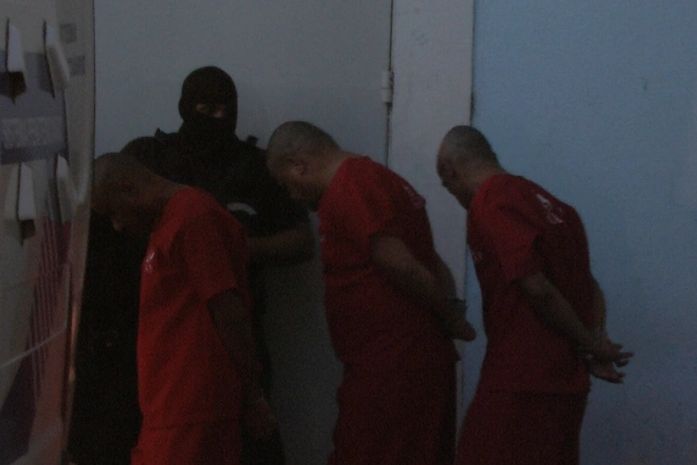 Transferencia de presos para o presídio de segurança máxima