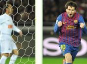 Messi arrasa Leverkusen, marca 5 gols e faz história no Camp Nou
