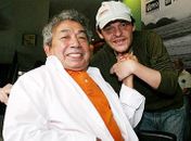 Joaozinho Trinta e Matheus Nachtergaele 