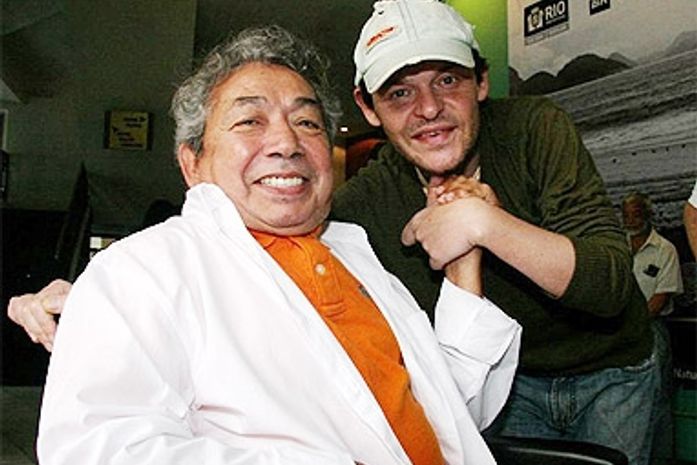 Joaozinho Trinta e Matheus Nachtergaele