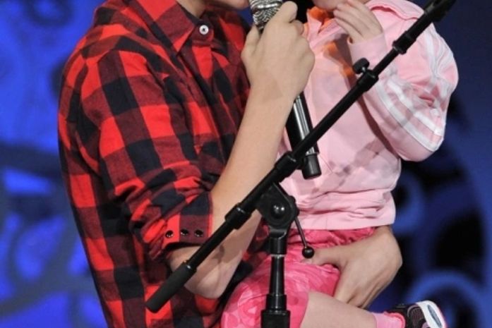 Justin Bibier e sua irmã