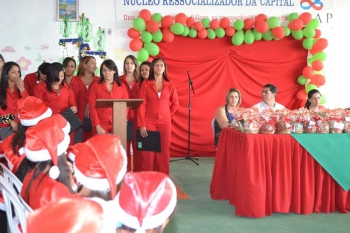 Sgap realiza confraternização para reeducandos trabalhadores
