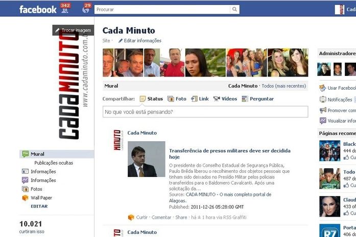 CadaMinuto: 1º veículo de comunicação a atingir 10 mil seguidores