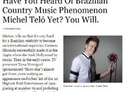 Revista Forbes chama Michel Teló de 'fenômeno da música country'