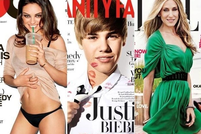 Veja as revistas de moda e de comportamento mais vendidas