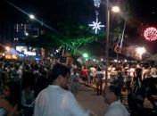 Maceioenses e turistas lotam a orla e dão boas vindas a 2012