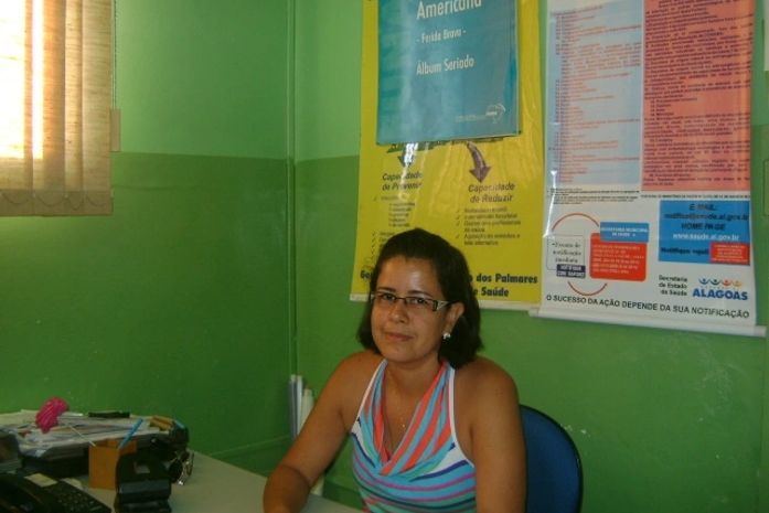 Ana Teresa, Coordenadora Epidemiológica da Secretaria de Saúde de União dos Palmares
