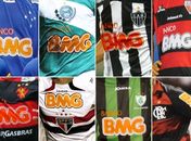 BMG nas camisas de clubes.