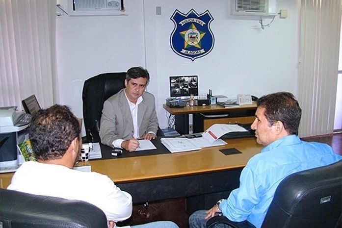 Novo delegado-geral recebeu representantes da categoria