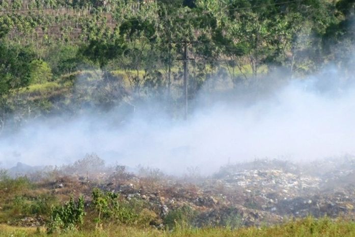 Fogo em lixão de União dos Palmares já dura vinte dias