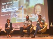 Morador de Rio Novo apresenta relato sobre abastecimento de água em evento nacional