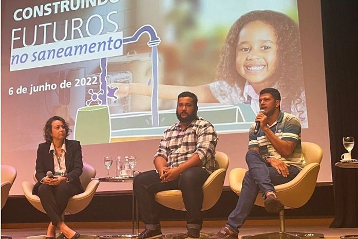 Morador de Rio Novo apresenta relato sobre abastecimento de água em evento nacional