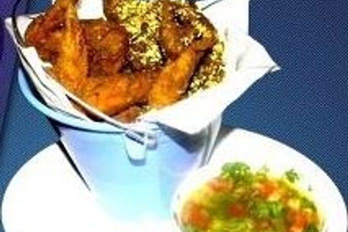 Hooter's Wings Bucket (Observatório Gourmet)