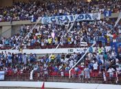 Torcida azulina compareceu ao clássico