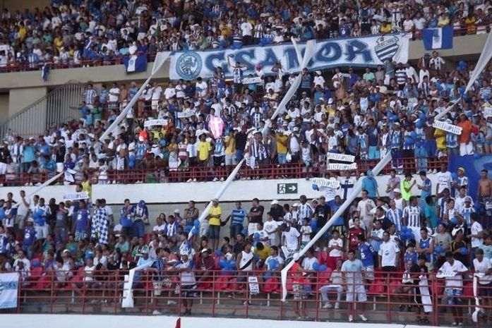 Torcida azulina compareceu ao clássico