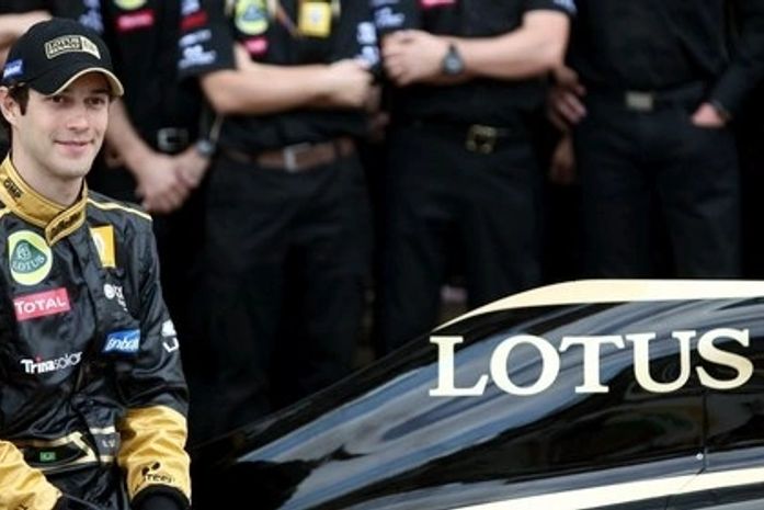 Bruno Senna ainda pela Lotus.