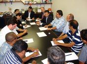 Reunião dos clubes.