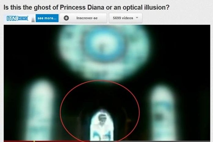 Vídeo que mostraria fantasma da princesa Diana é investigado, diz TV