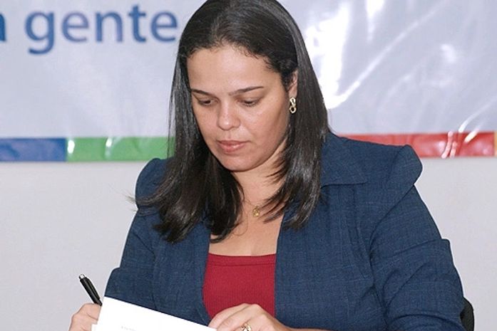 Delegada Bárbara Arraes.