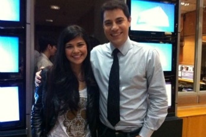 Luíza, que estava no Canadá, deu uma entrevista para o Jornal Hoje