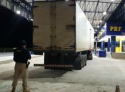 Semirreboque adulterado é apreendido pela PRF, em Alagoas