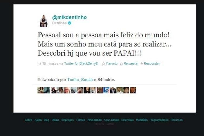 Cegonha: Danielle Souza confirma que está grávida de Dentinho