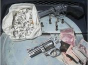 Material apreendidos com os traficantes 