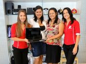 Ganhadora do Notbook