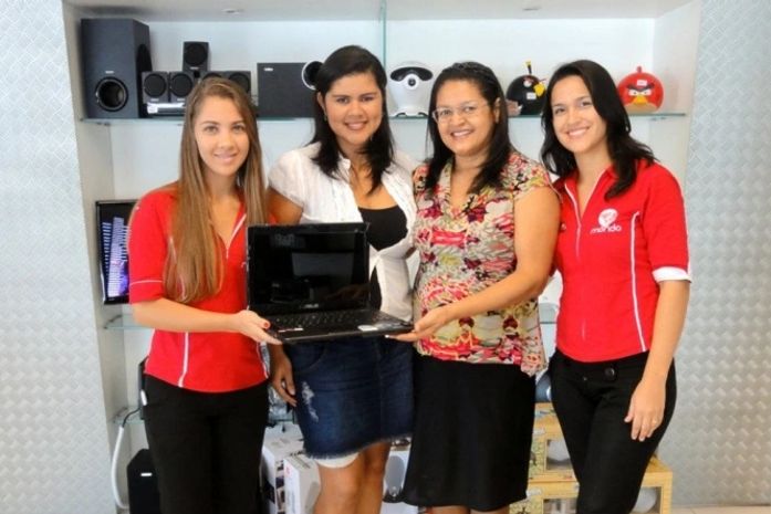 Ganhadora do Notbook