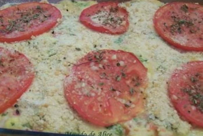 torta salgada de pão