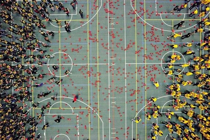 Ao todo, 4.983 pessoas participaram de jogo de queimada.
