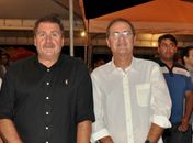 Senador Renan com o prefeito Remi nas festividades em homenagem à padroeira



