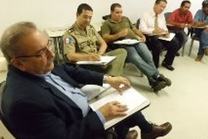 Reunião na Ação Social