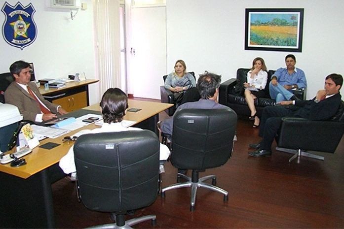 Delegados durante reunião