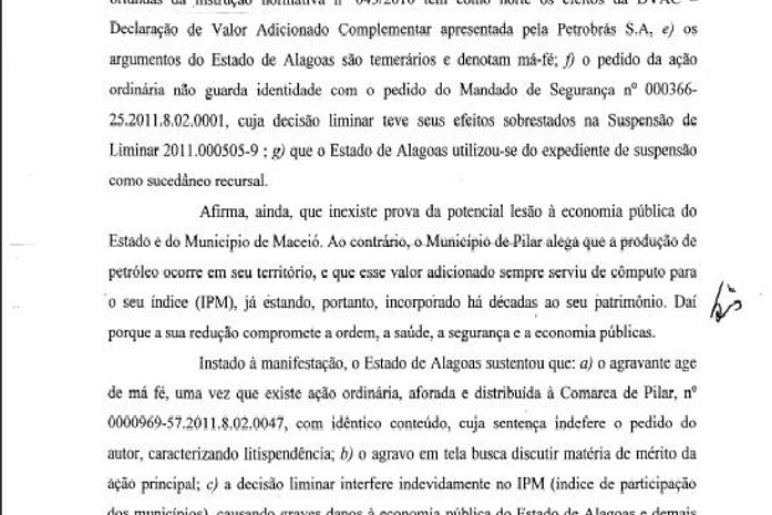 Prefeitura de Pilar ingressa com ação contra secretário