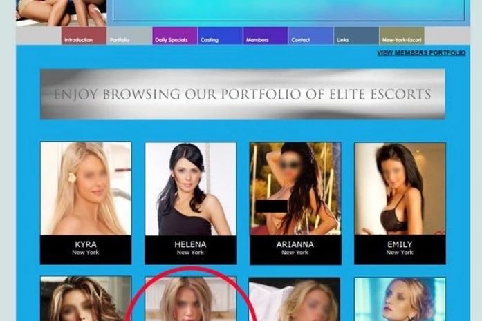 Foto de namorada de Fernando Alonso em site de prostituição